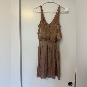 Bebe metallic dress